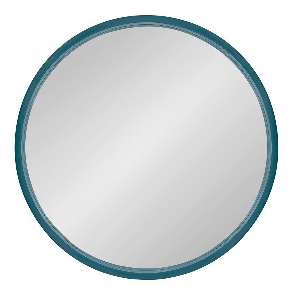 Miroir mural rond en bois Travis de Kate et Laurel