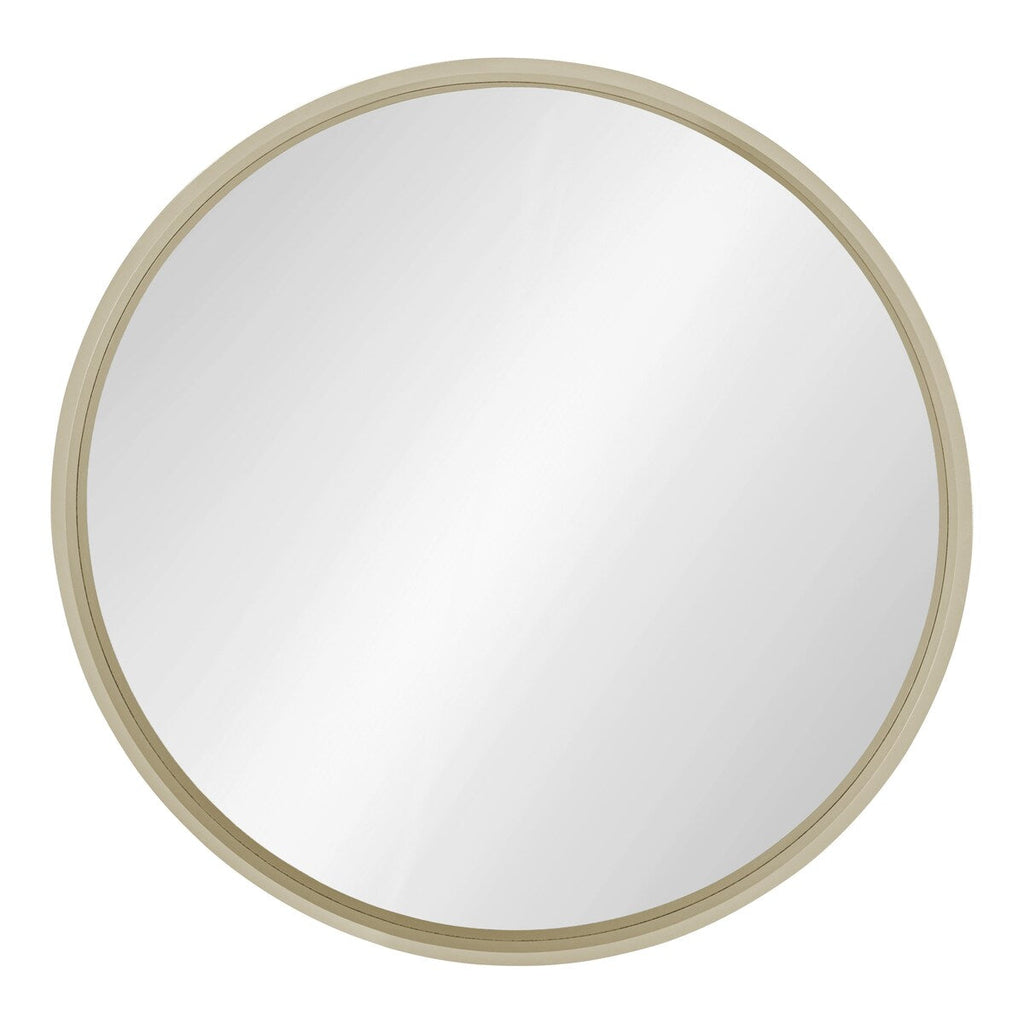 Miroir mural rond en bois Travis de Kate et Laurel