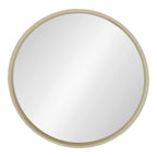 Miroir mural rond en bois Travis de Kate et Laurel