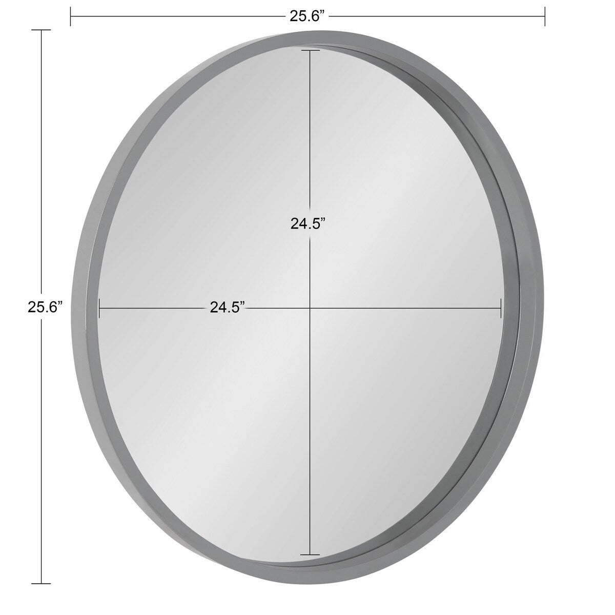 Miroir mural rond en bois Travis de Kate et Laurel