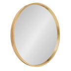 Miroir mural rond en bois Travis de Kate et Laurel