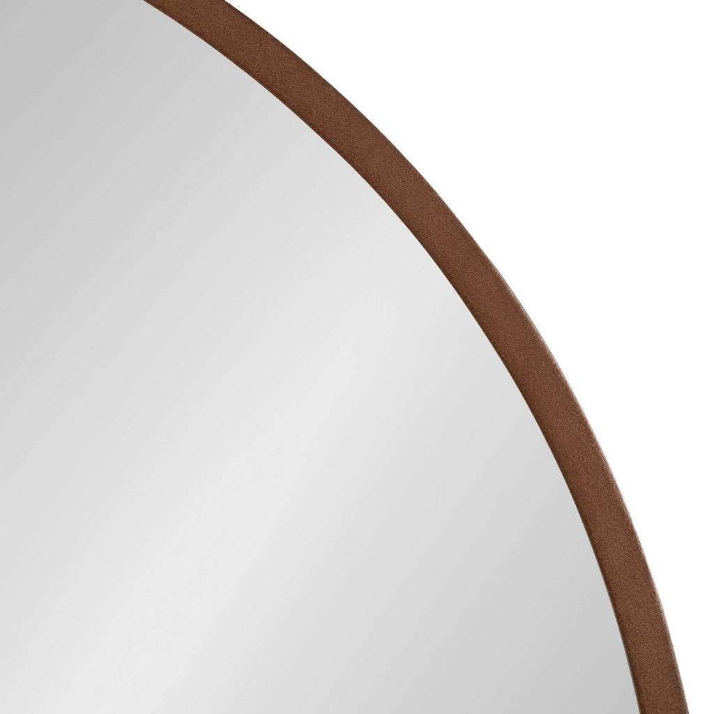 Miroir mural rond en bois Travis de Kate et Laurel