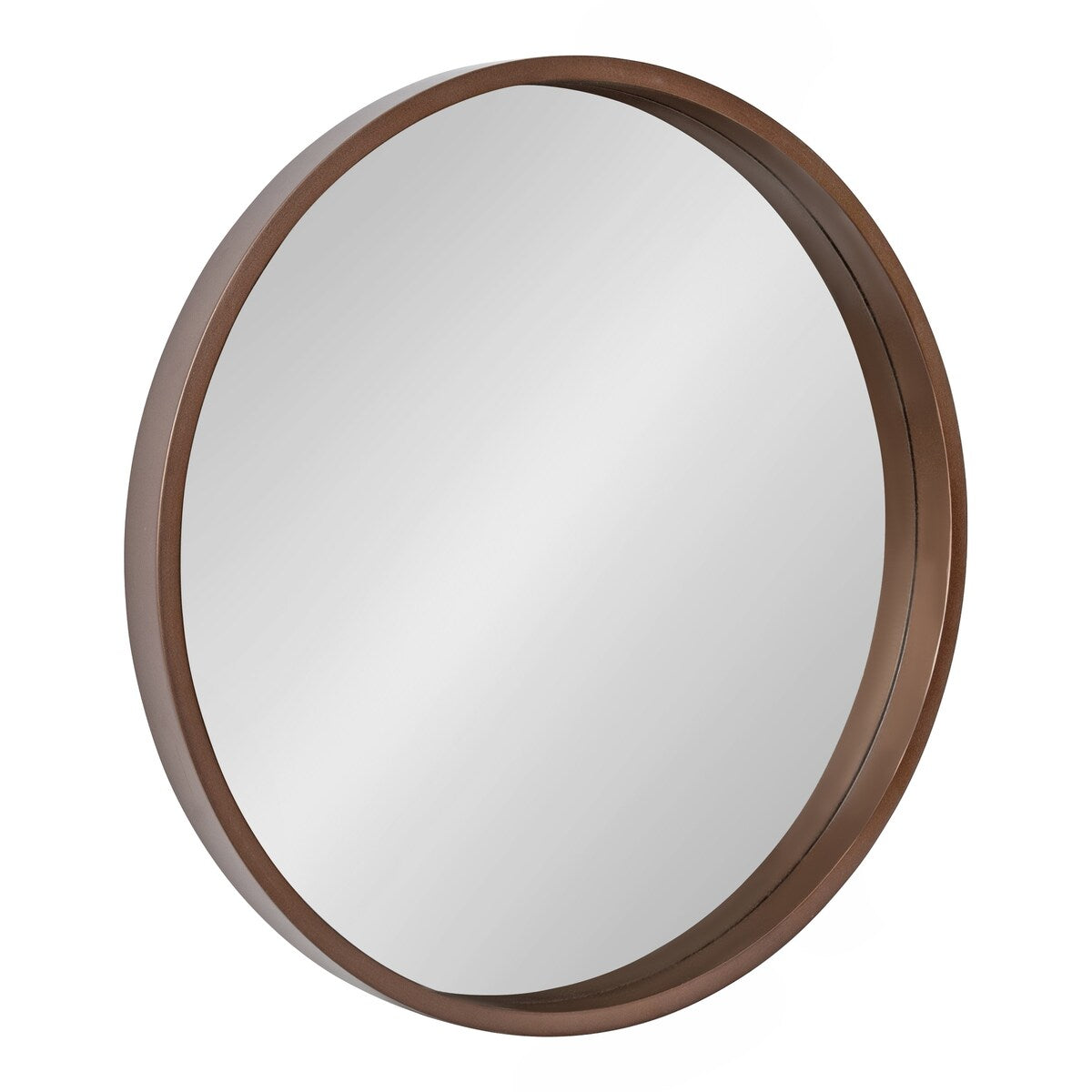 Miroir mural rond en bois Travis de Kate et Laurel