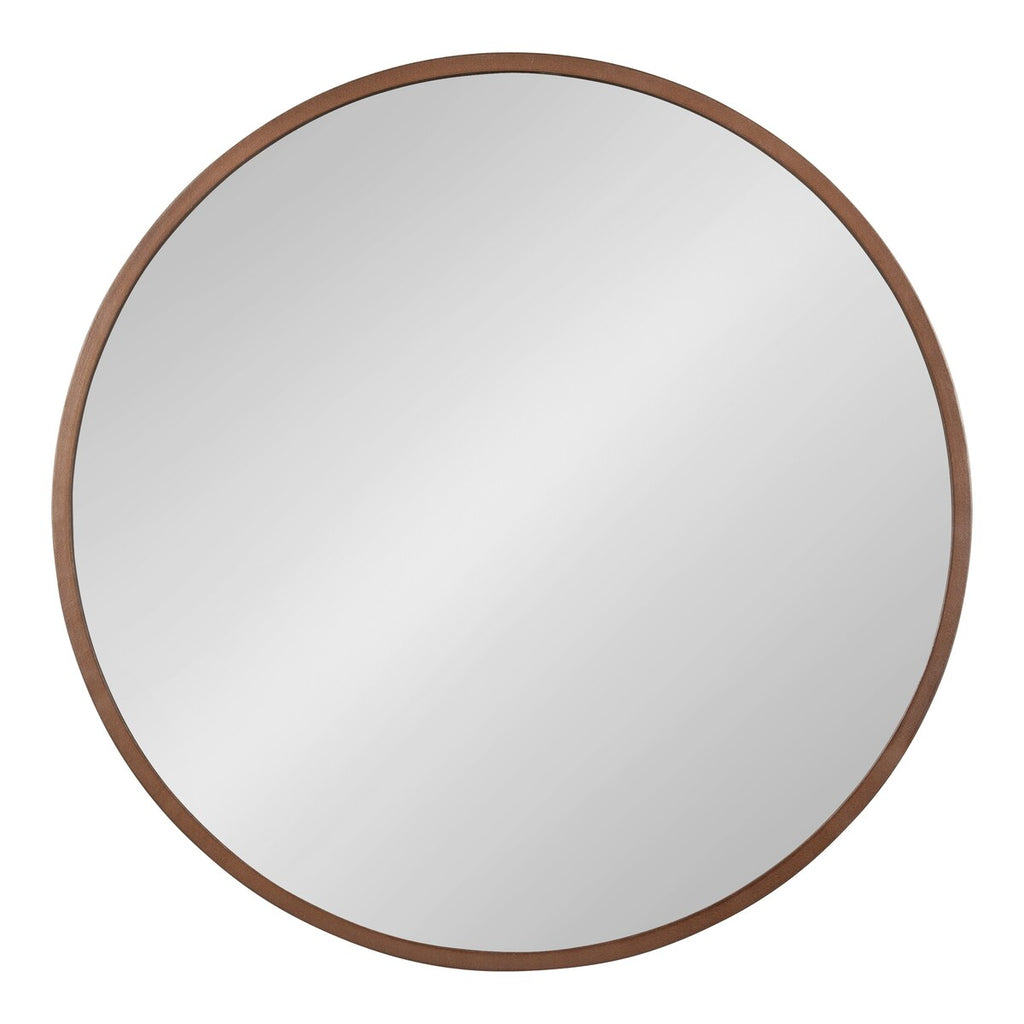 Miroir mural rond en bois Travis de Kate et Laurel