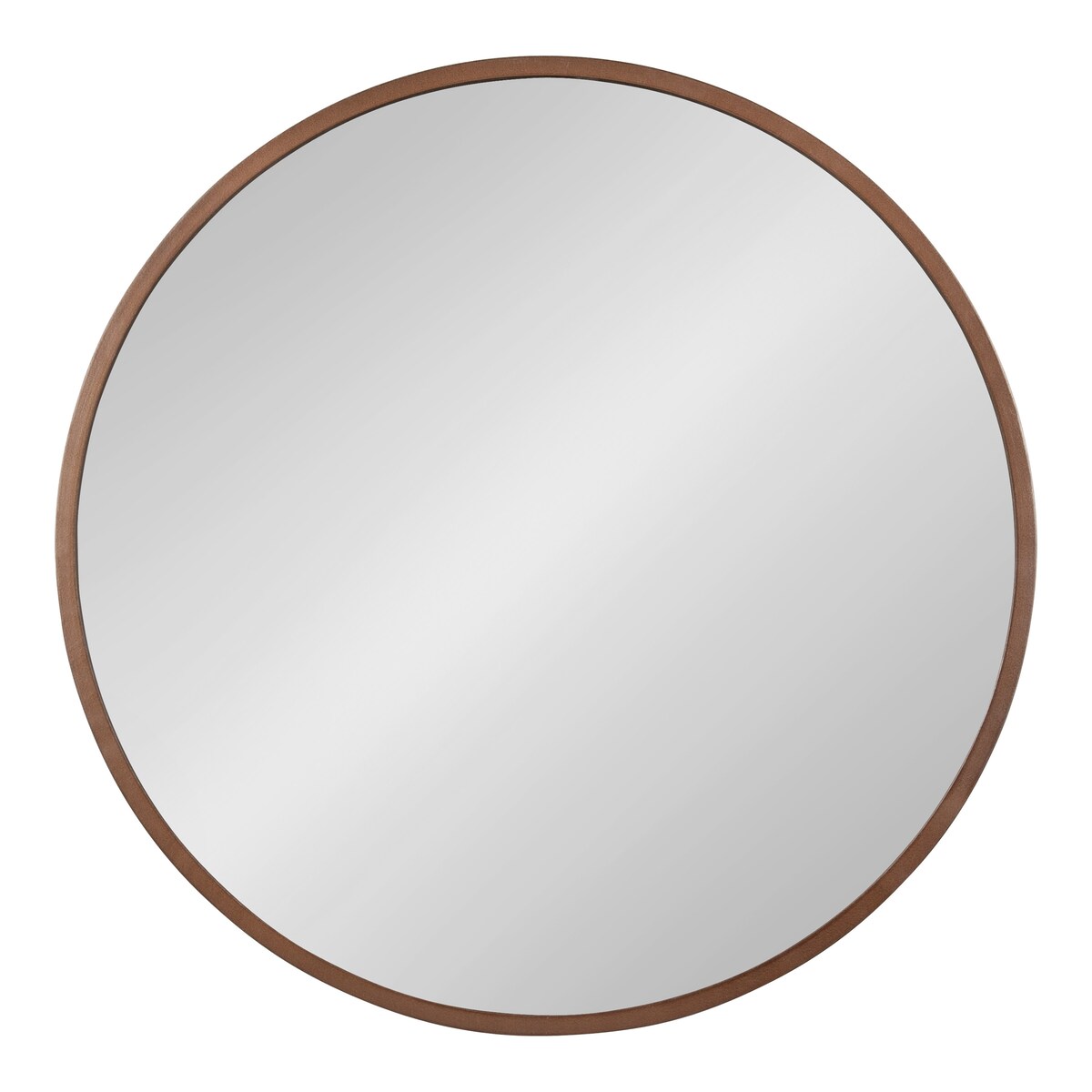 Miroir mural rond en bois Travis de Kate et Laurel