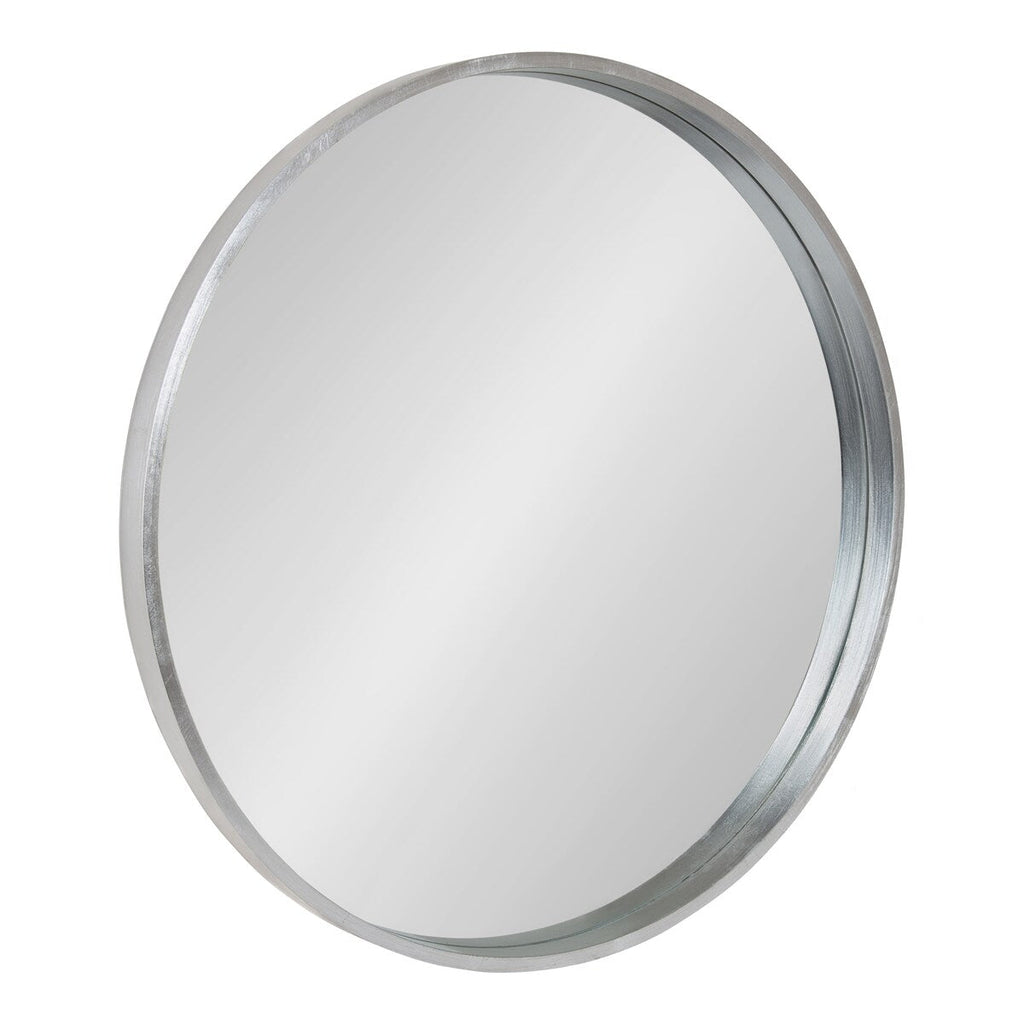 Miroir mural rond en bois Travis de Kate et Laurel