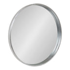 Miroir mural rond en bois Travis de Kate et Laurel