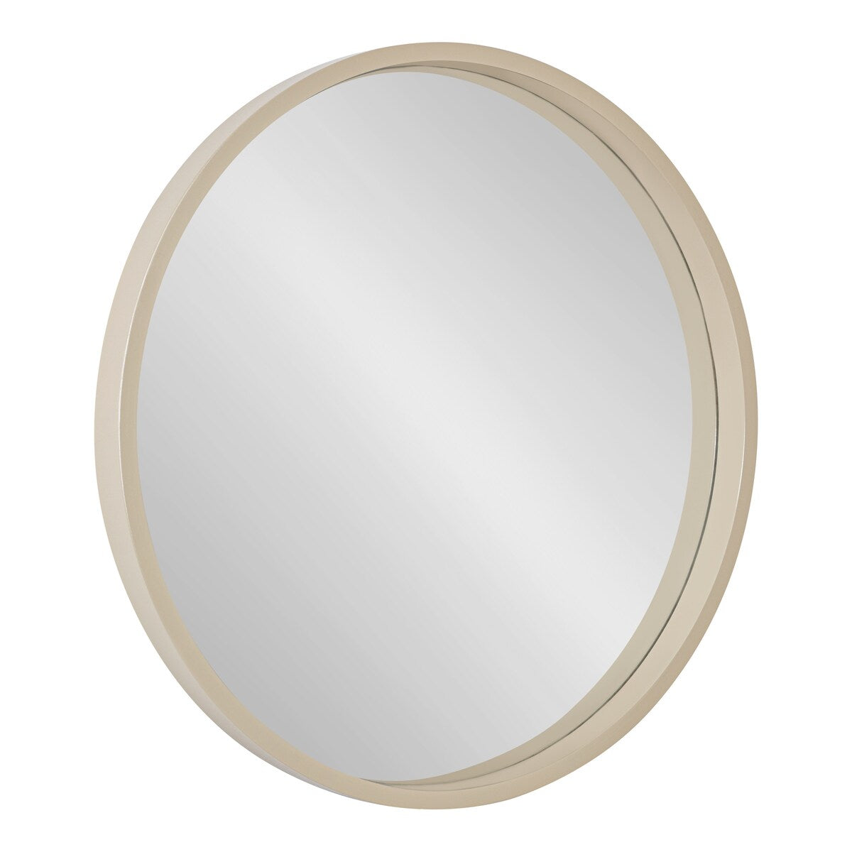 Miroir mural rond en bois Travis de Kate et Laurel
