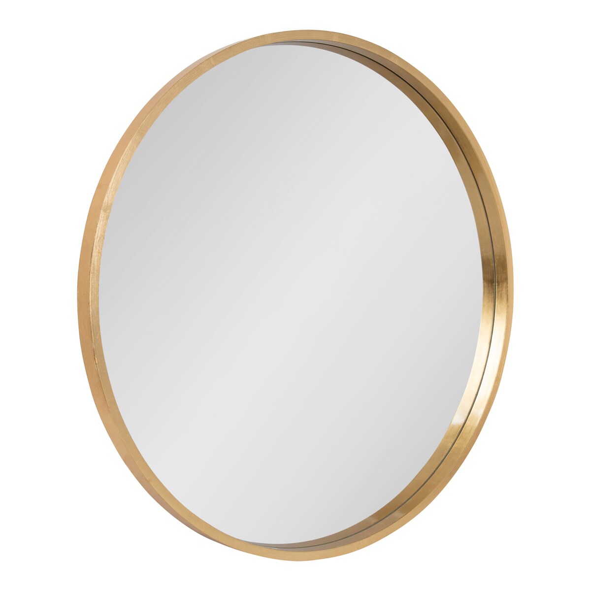 Miroir mural rond en bois Travis de Kate et Laurel