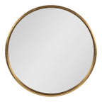 Miroir mural rond en bois Travis de Kate et Laurel