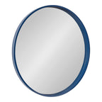 Miroir mural rond en bois Travis de Kate et Laurel