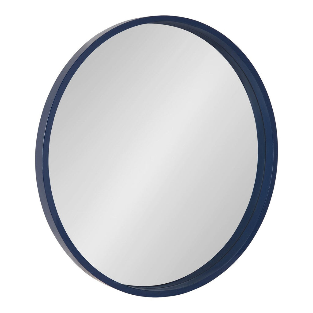 Miroir mural rond en bois Travis de Kate et Laurel