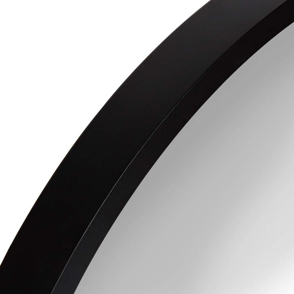 Miroir mural rond en bois Travis de Kate et Laurel