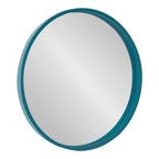 Miroir mural rond en bois Travis de Kate et Laurel