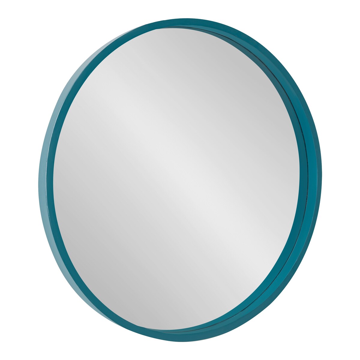 Miroir mural rond en bois Travis de Kate et Laurel