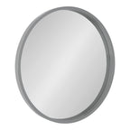 Miroir mural rond en bois Travis de Kate et Laurel