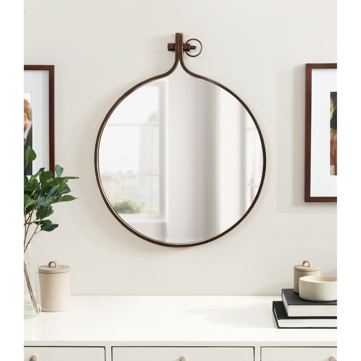 Miroir mural rond Kate et Laurel Yitro