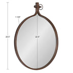Miroir mural rond Kate et Laurel Yitro