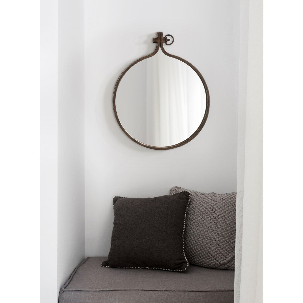 Miroir mural rond Kate et Laurel Yitro