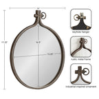 Miroir mural rond Kate et Laurel Yitro