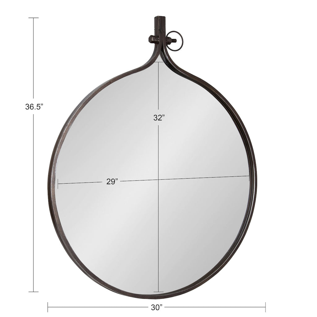 Miroir mural rond Kate et Laurel Yitro