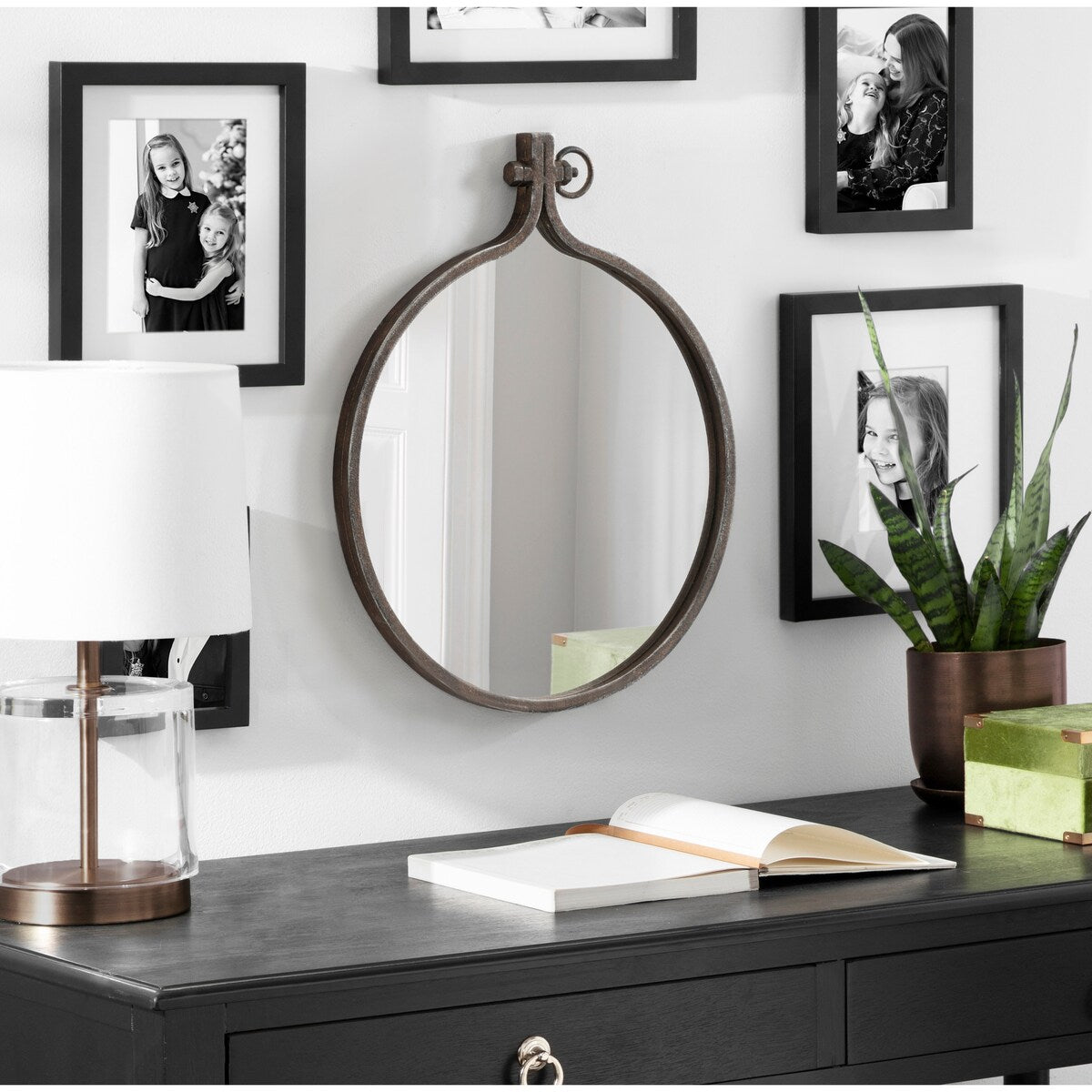 Miroir mural rond Kate et Laurel Yitro