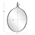 Miroir mural rond Kate et Laurel Yitro