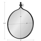 Miroir mural rond Kate et Laurel Yitro
