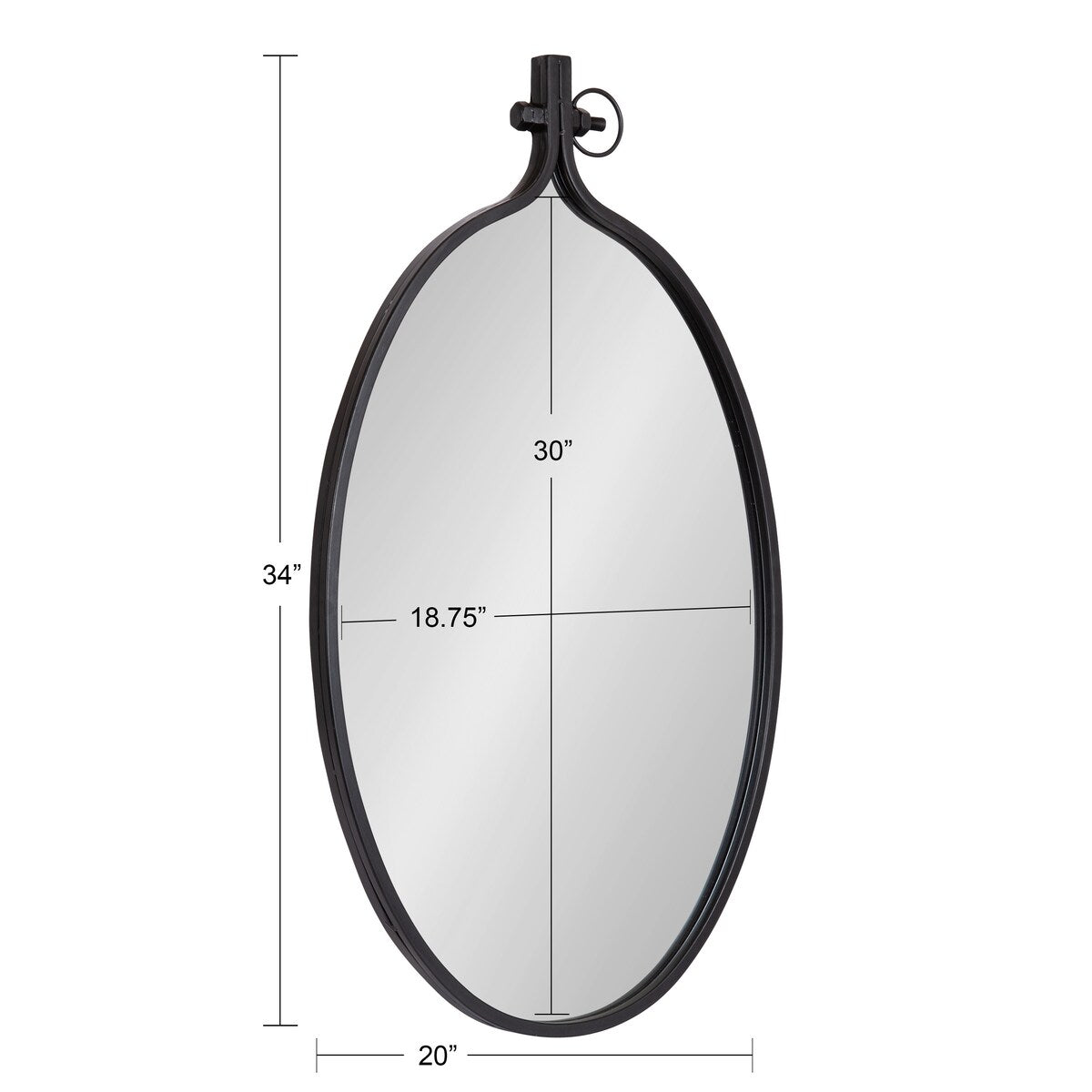Miroir mural rond Kate et Laurel Yitro