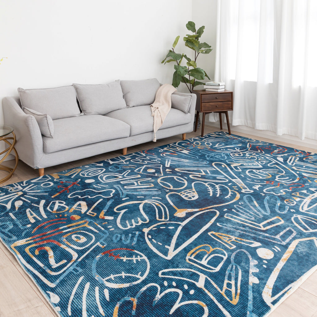 Tapis de baseball Katie Merz SPORTSGLYPHS