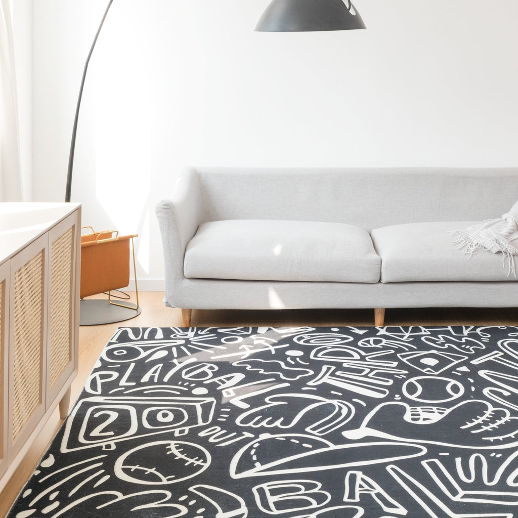 Tapis de baseball Katie Merz SPORTSGLYPHS