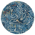 Tapis de baseball Katie Merz SPORTSGLYPHS