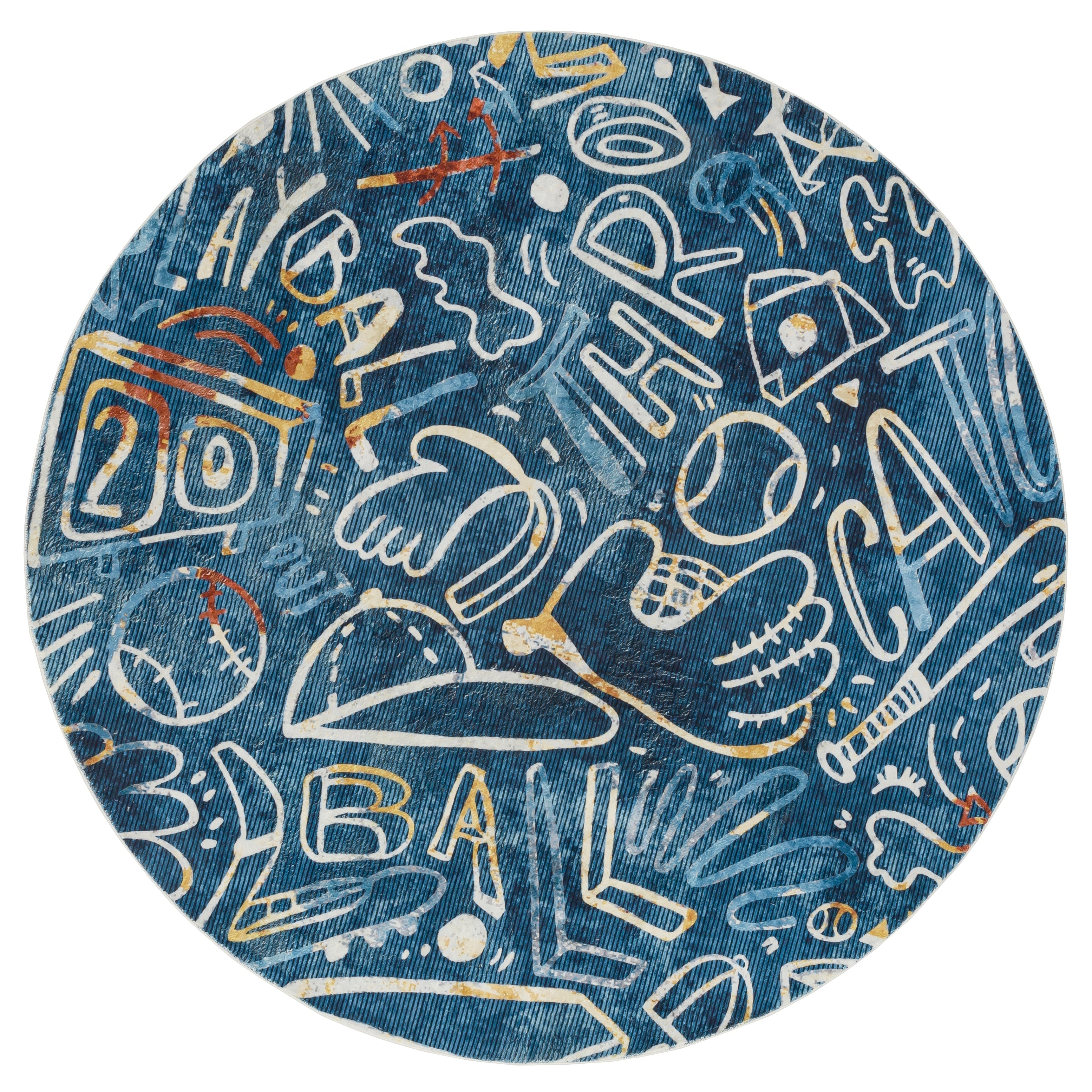 Tapis de baseball Katie Merz SPORTSGLYPHS