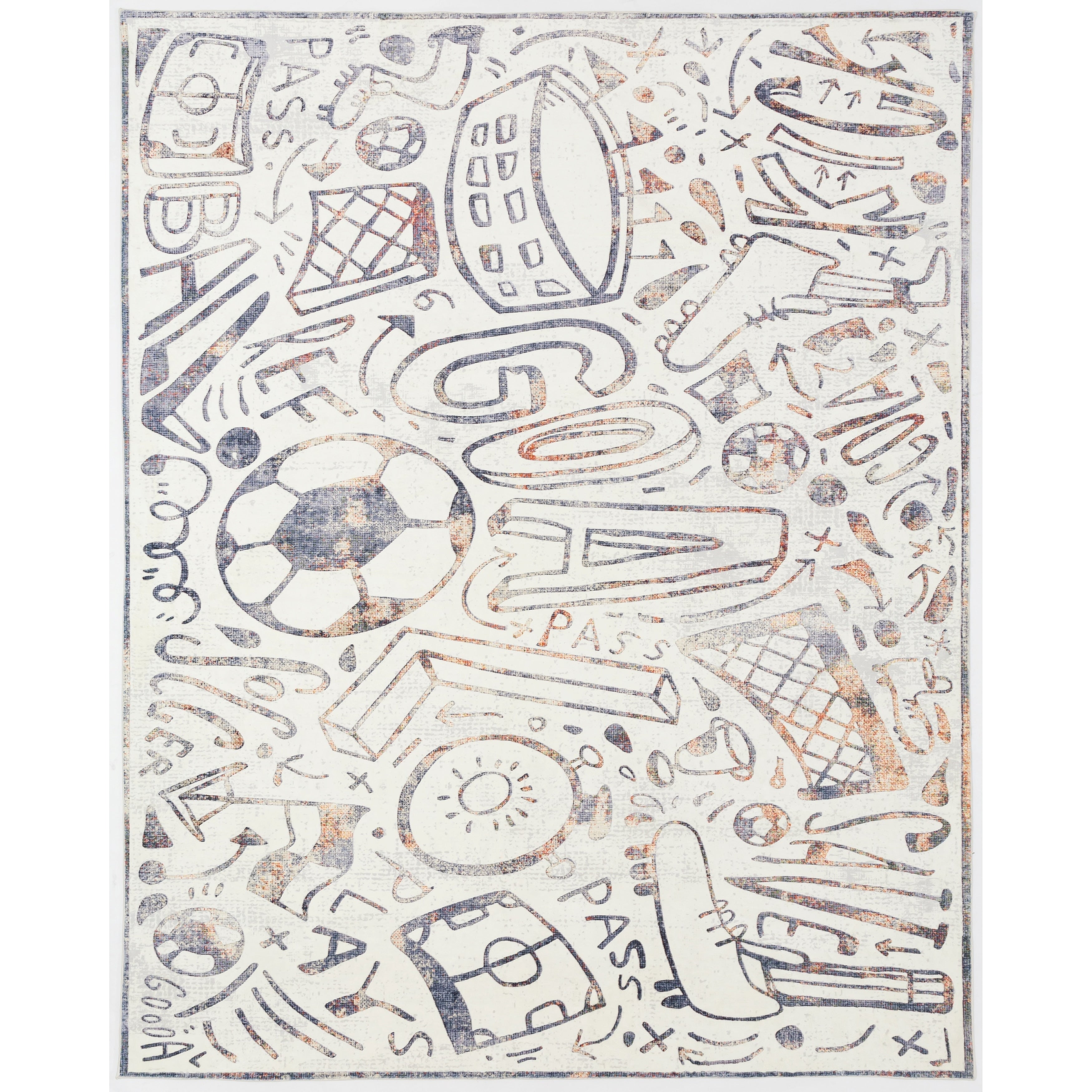 Tapis de football Katie Merz SPORTSGLYPHS