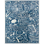 Tapis de football Katie Merz SPORTSGLYPHS