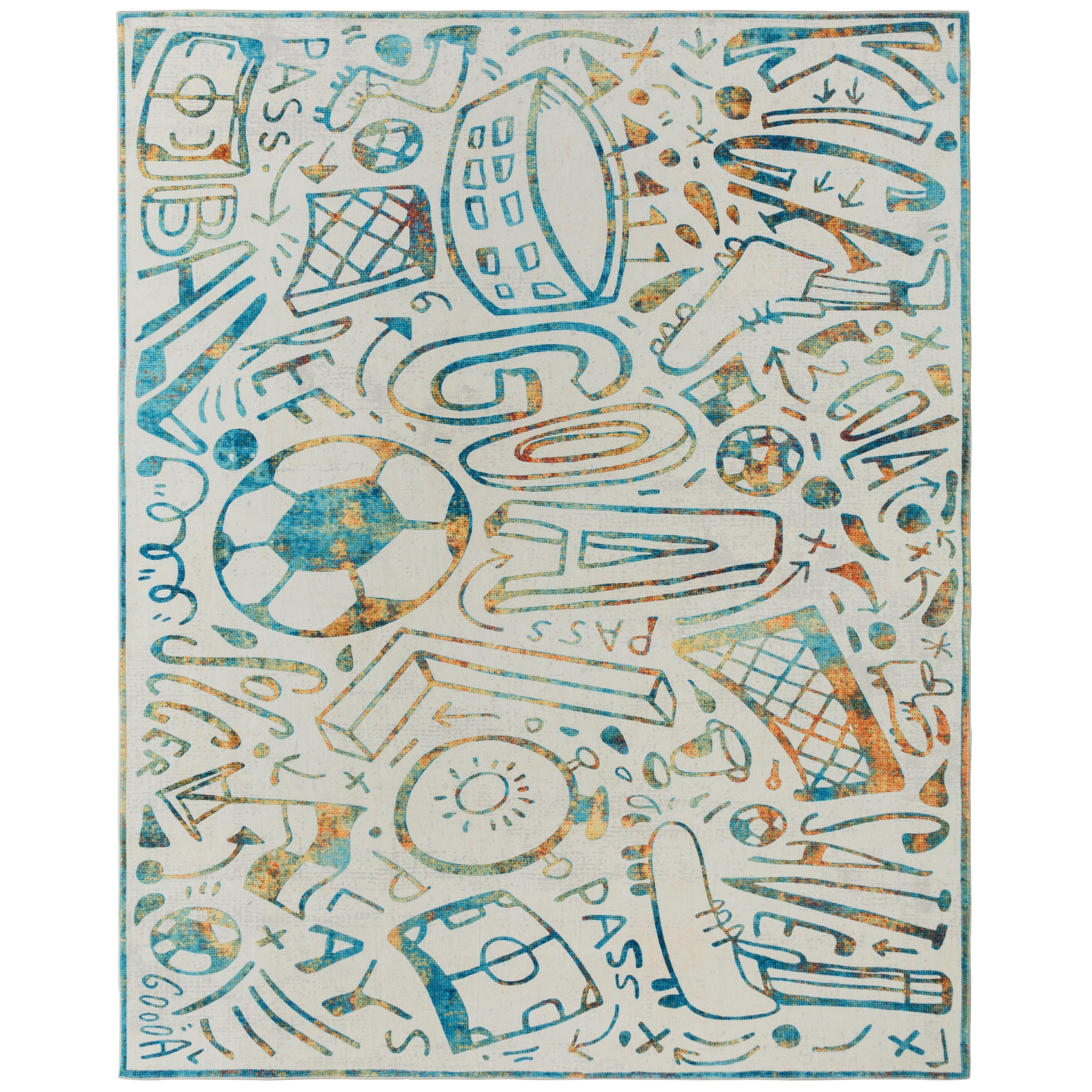 Tapis de football Katie Merz SPORTSGLYPHS