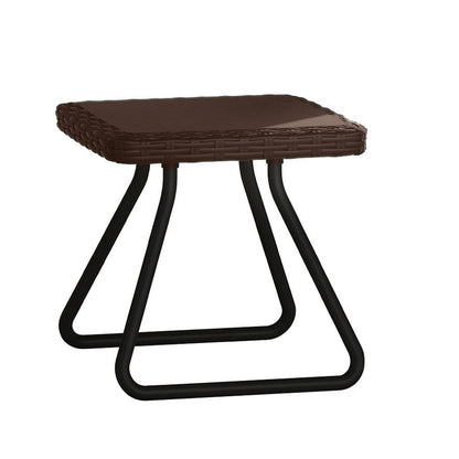 Ensemble de 3 chaises et table de conversation d'extérieur toutes saisons Keter Rio