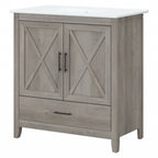 Meuble-lavabo Key West 32 L avec lavabo par Bush Furniture