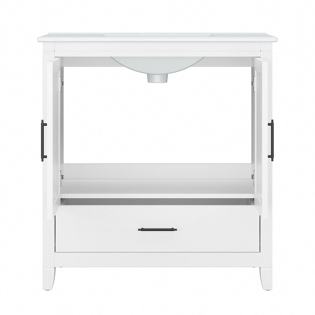 Meuble-lavabo Key West 32 L avec lavabo par Bush Furniture