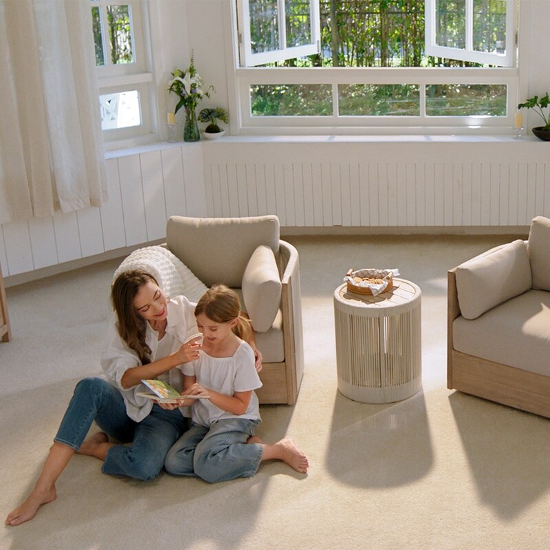 Chaise pivotante Khloe pour meubles de jardin en bois