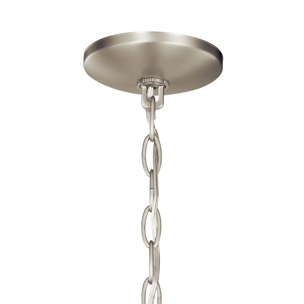Lustre Kichler Lighting Ania à 6 lumières en nickel brossé