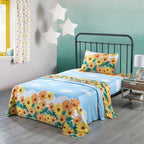 Drap en coton pour enfants, drap simple ou double, drap de lit pour filles, SH018