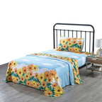Drap en coton pour enfants, drap simple ou double, drap de lit pour filles, SH018