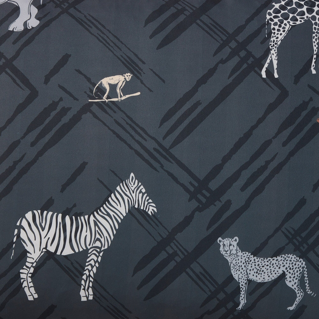 Parure de lit Safari pour enfants avec couette, taie d'oreiller et drap