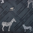 Parure de lit Safari pour enfants avec couette, taie d'oreiller et drap