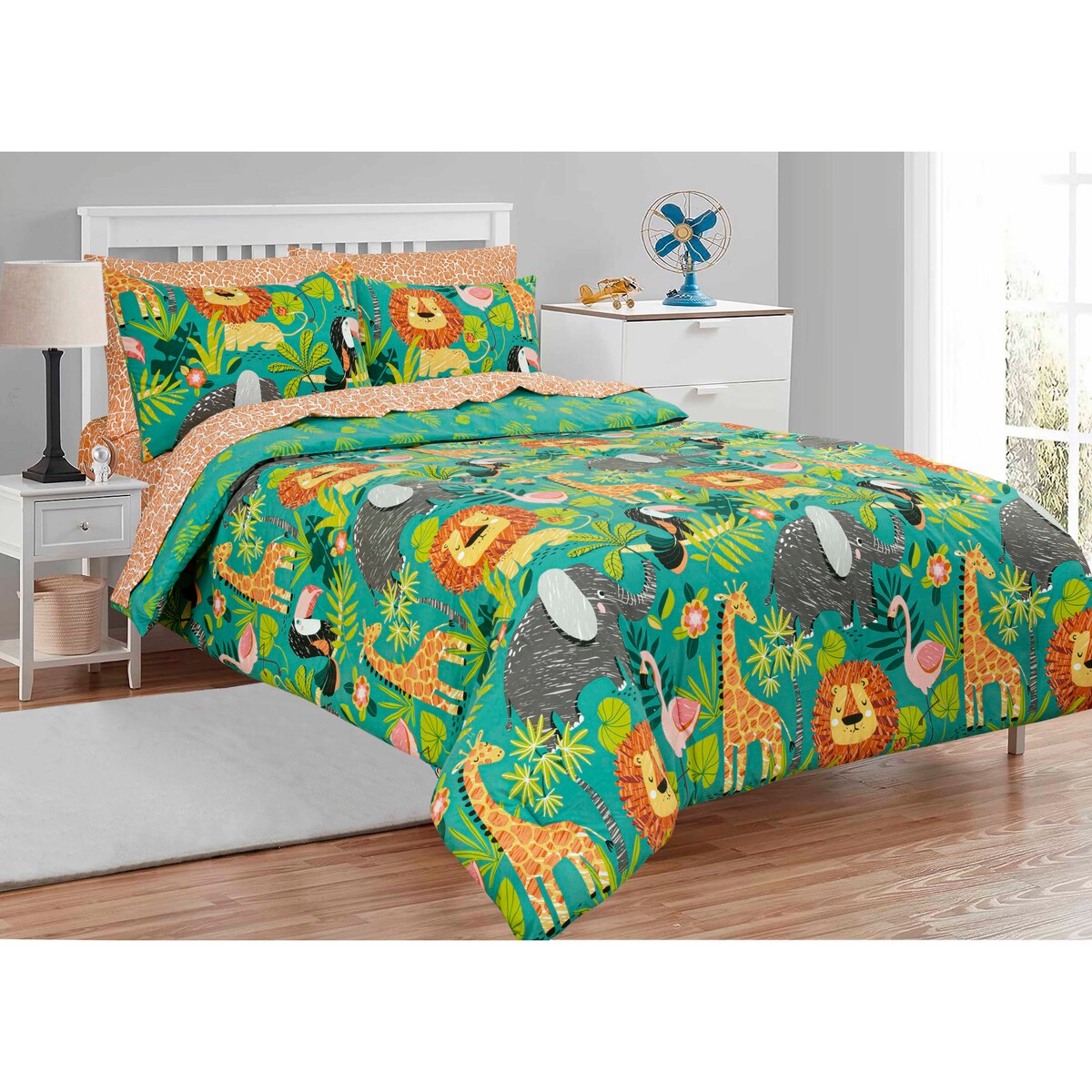 Lit dans un sac Kidz Mix Jungle Safari, jumeau