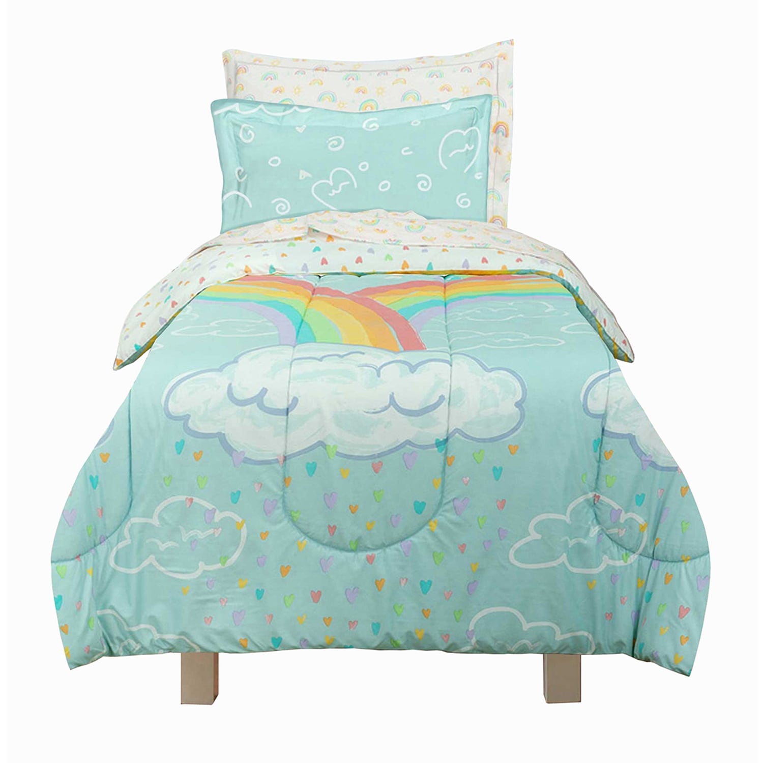 Lit dans un sac Kidz Mix Rainbow Clouds
