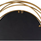 Miroir rond doré Livabliss Kindra Modern Circles