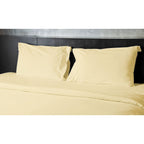 Parure de lit King Size Comfort 4 pièces 1800 fils - Draps extra doux et profonds