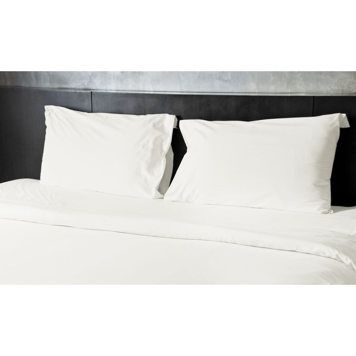 Parure de lit King Size Comfort 4 pièces 1800 fils - Draps extra doux et profonds